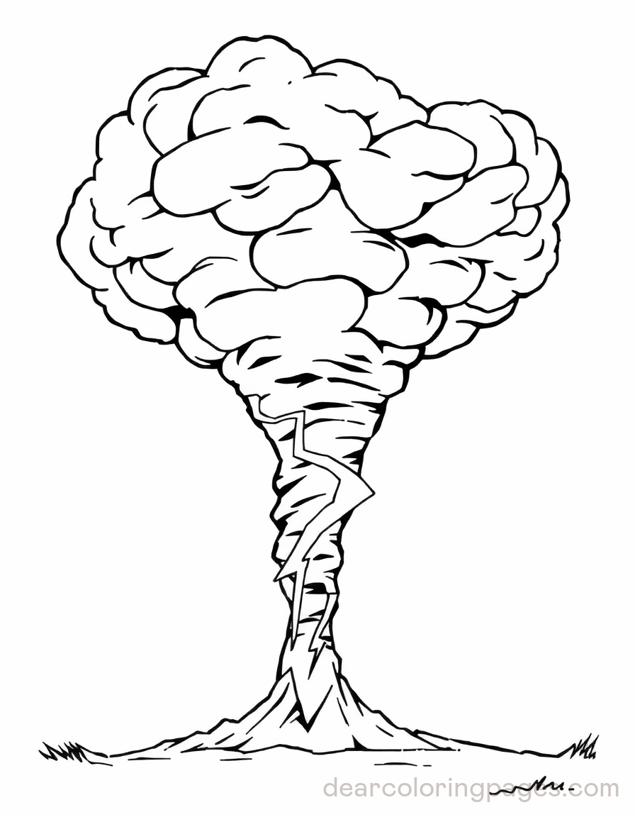 Tornado and Lightning Bolts