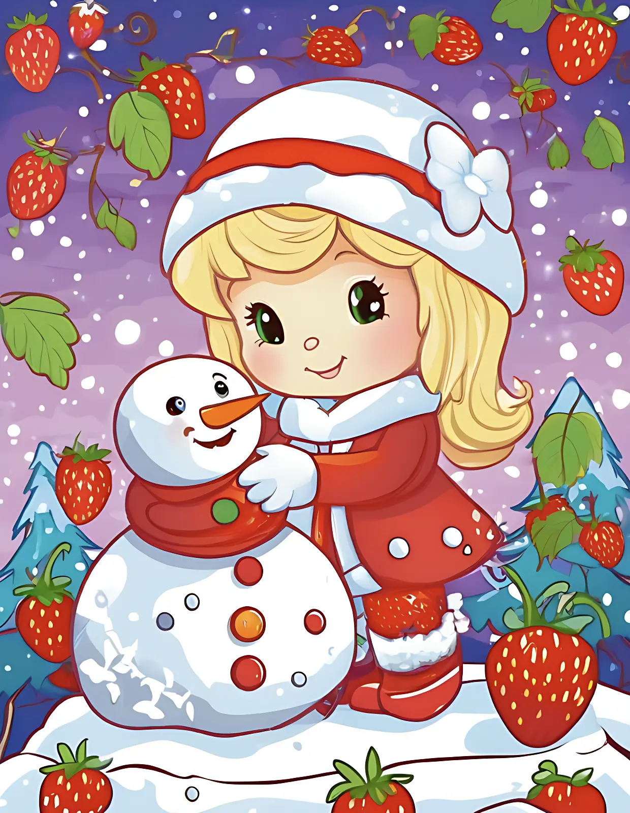 Seasonal and Holiday Coloring Pages - Winter Coloring Page