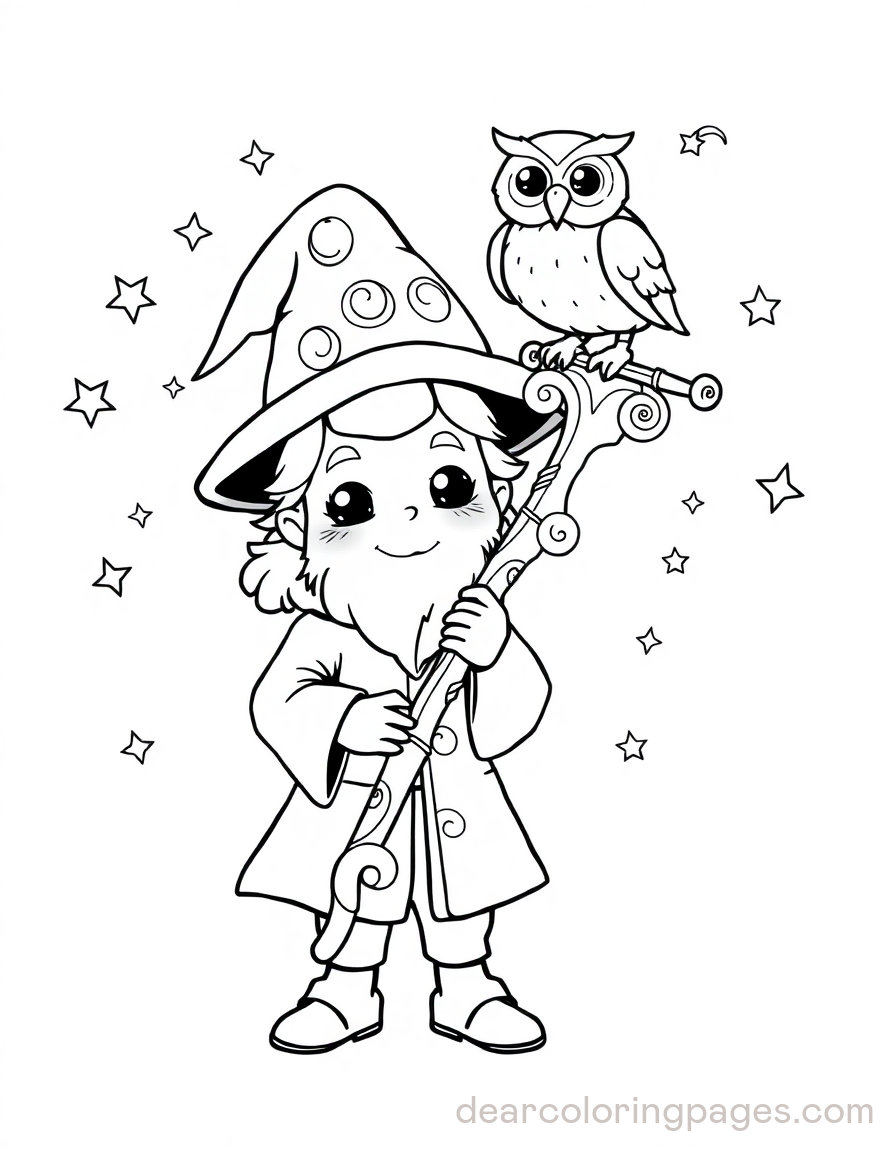 Wizard and His Owl