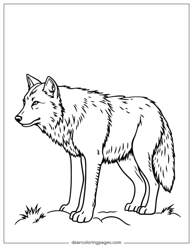 Wolf Outline