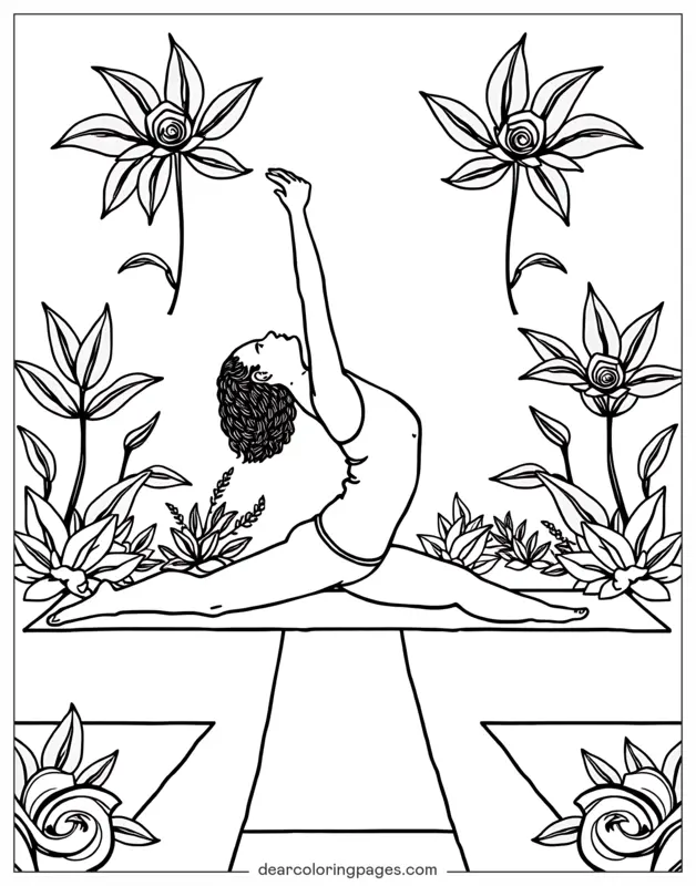 Yoga Split Pose