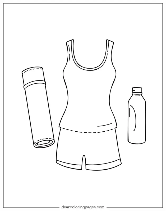 Yoga Attire Outlines